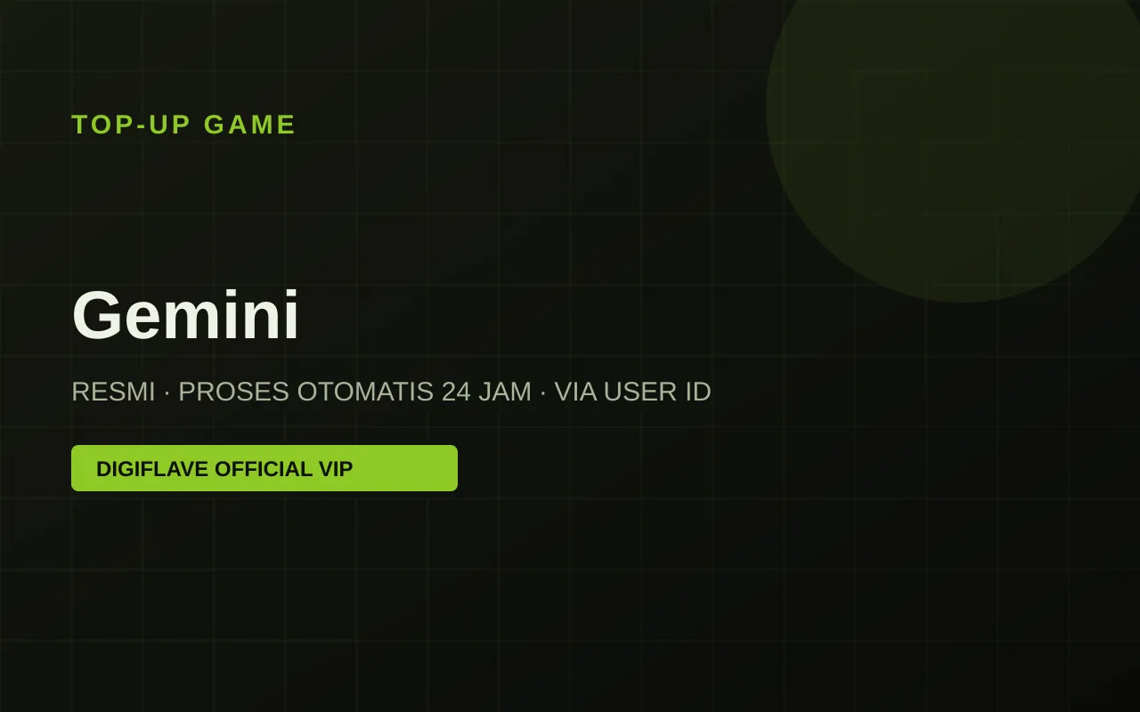 Top-up Gemini — Flavegame Store