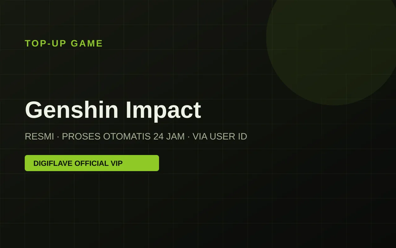 Top-up Genshin Impact — Flavegame Store