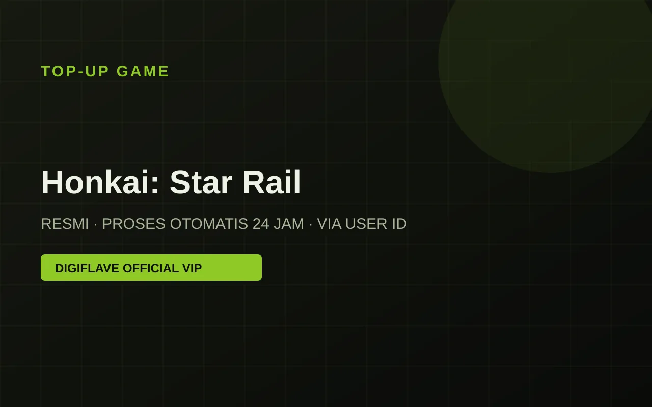 Top-up Honkai Star Rail — Flavegame Store