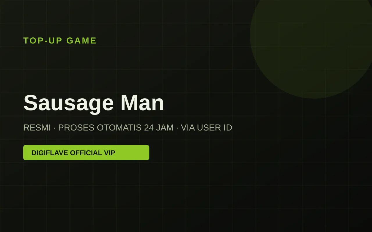 Top-up Sausage Man — Digiflave Official VIP