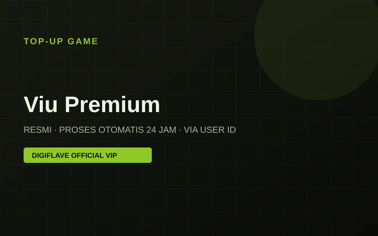 Top-up Viu Premium — Digiflave Official VIP